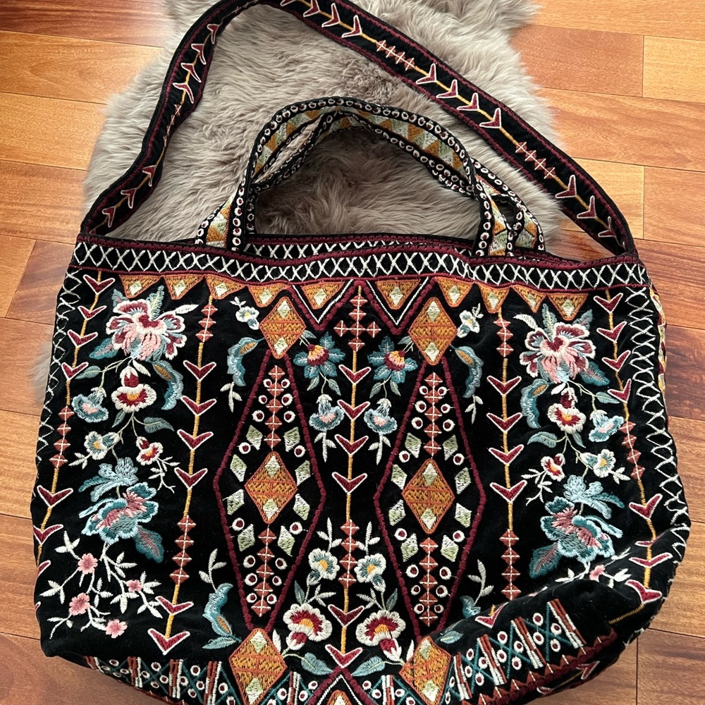 Johnny was velvet tote